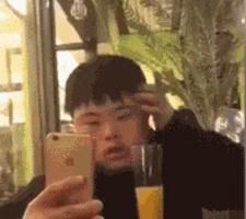 搞笑gif趣图姑娘有话好好说别动手,开心一刻gif搞笑动图