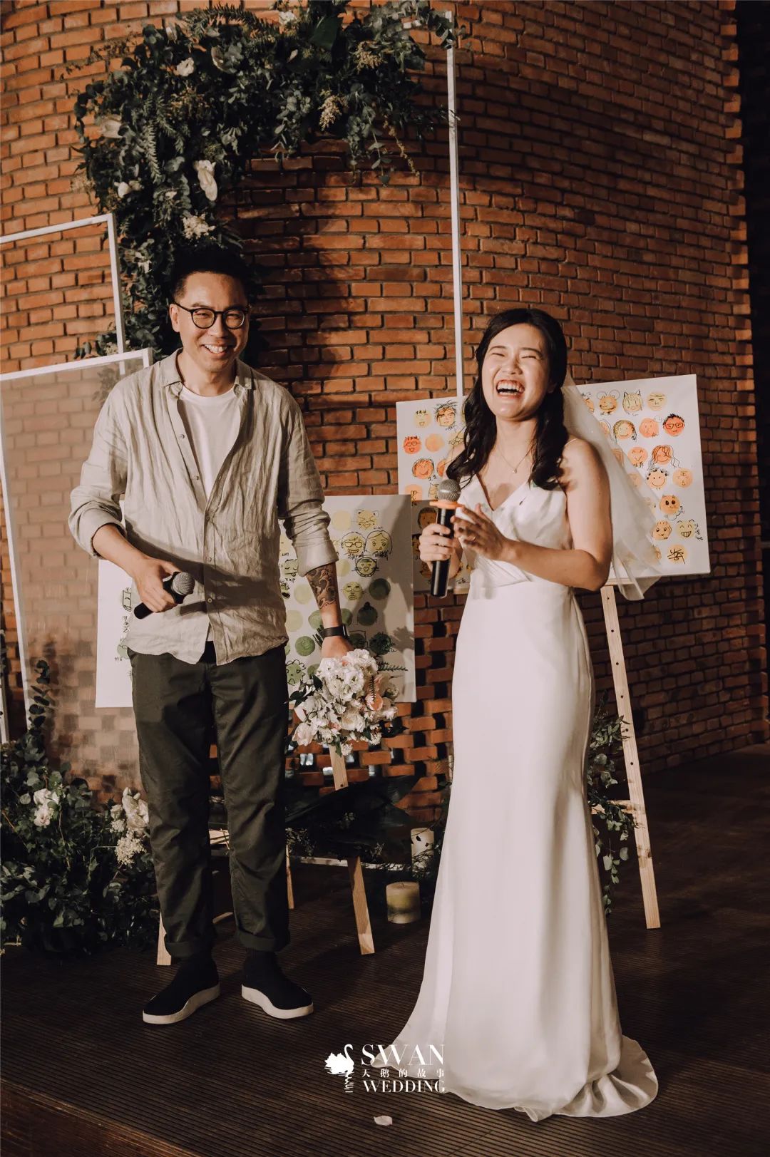 红砖美术馆婚礼游戏,红砖美术馆婚礼布置