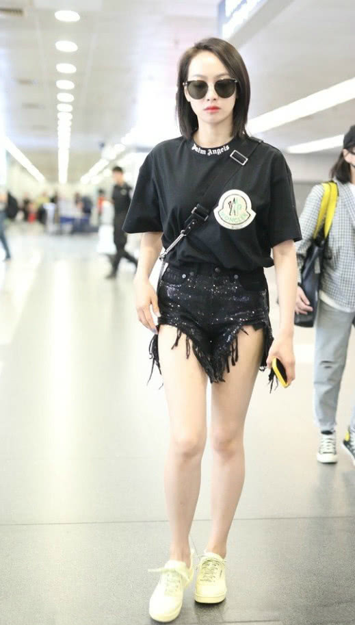 宋茜等明星都爱搭配的高腰裤,宋茜同款束腿裤