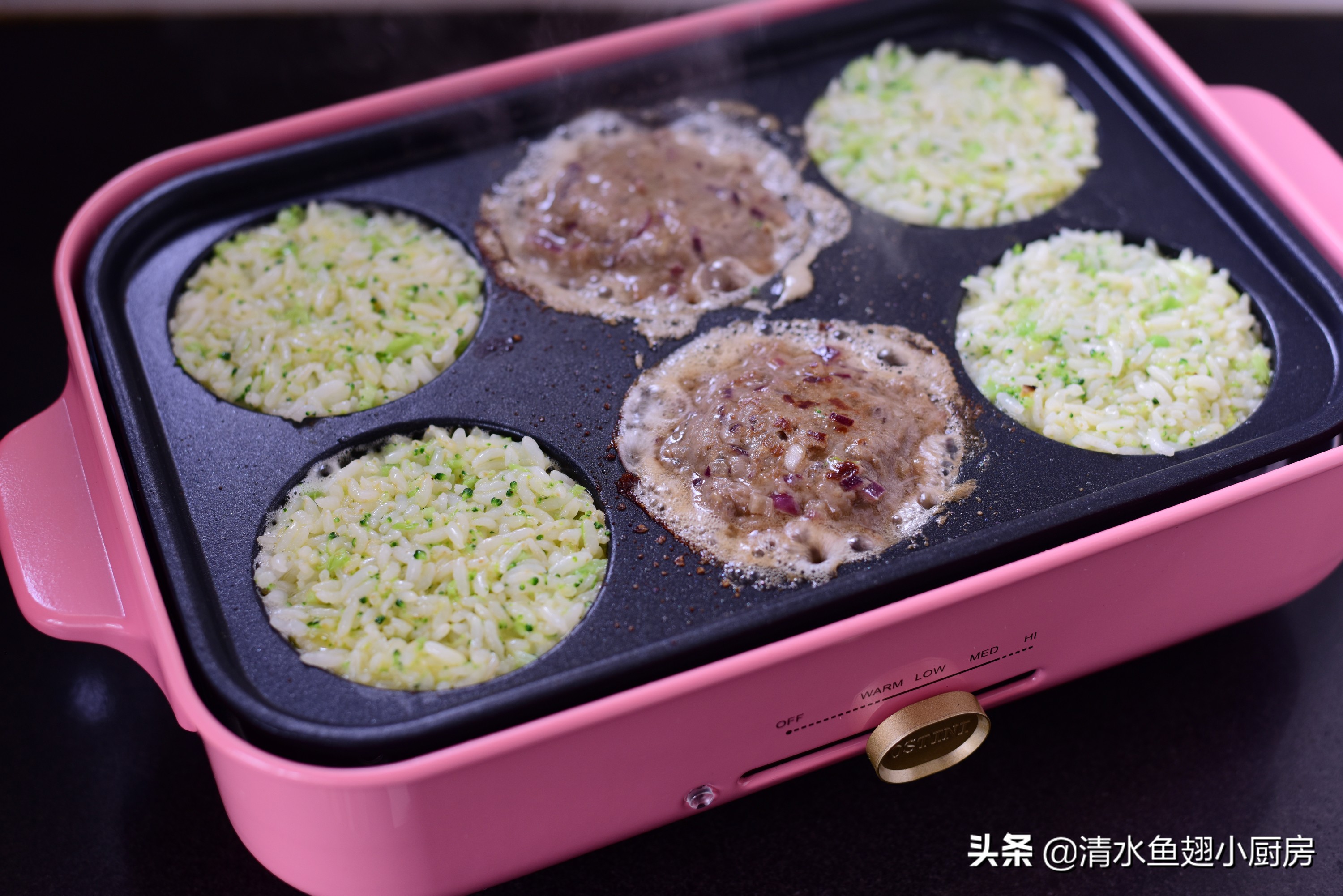 用剩米饭做米汉堡,用米饭做美味汉堡简单健康