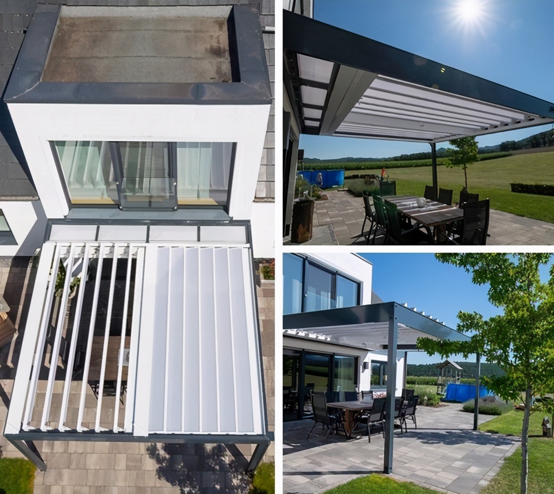 农村院子雨棚怎么布置好看,庭院如何搭遮阳棚