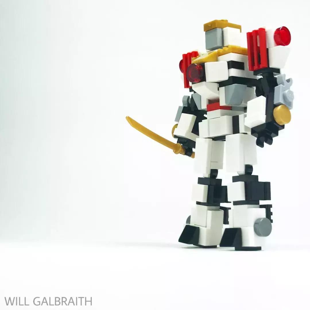 lego乐高moc作品欣赏迷你机甲系列,lego乐高小世界