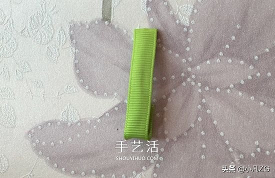 简单小清新丝带花朵发饰diy,安徽丝带手工小花朵装饰胸花教程