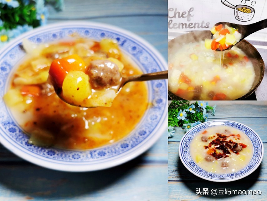 肉丸胡辣汤泡馍有多香,西安肉丸胡辣汤牛肉丸正宗做法