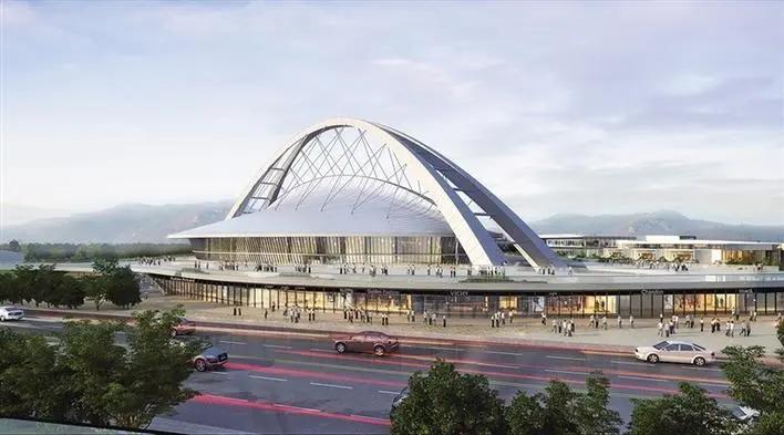 榆林职业技术学院体育馆鸟瞰图,榆林职业技术学院开幕式