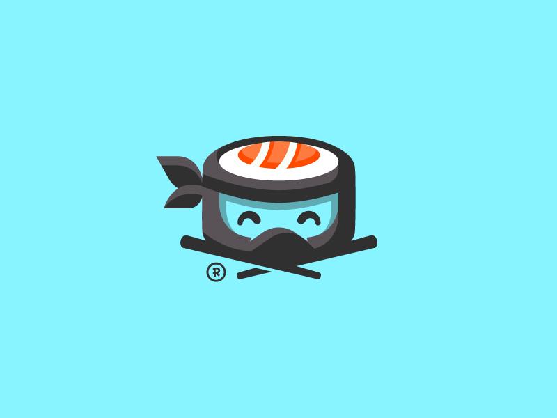 卡通logo设计效果图,餐饮卡通logo设计