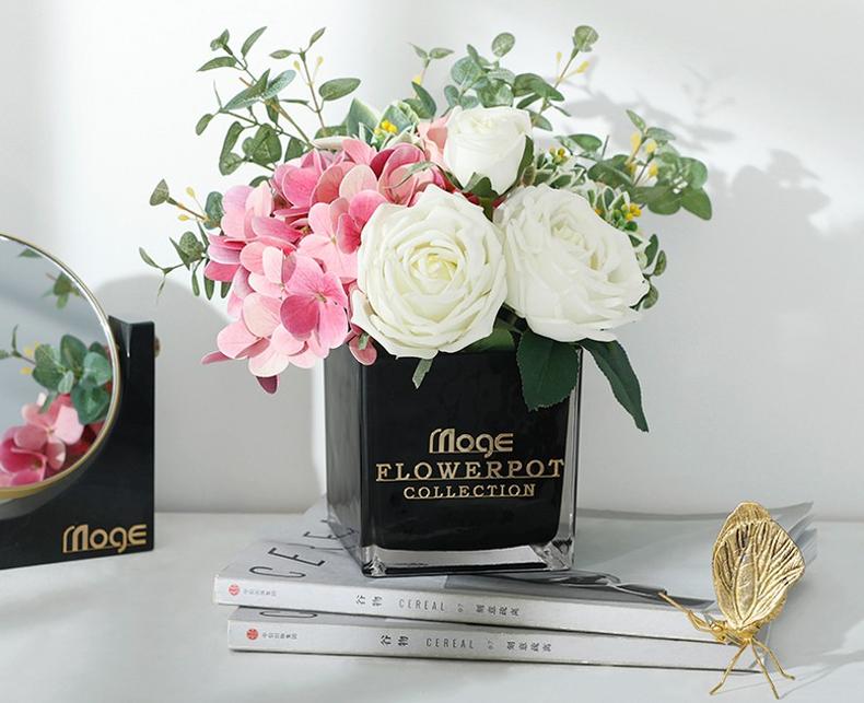 仿真花高级感逼真客厅,优雅气质高贵的仿真花