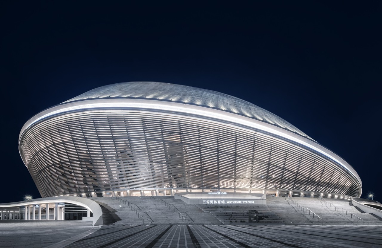 海口五源河体育场内场效果,海口五源河体育中心内部图