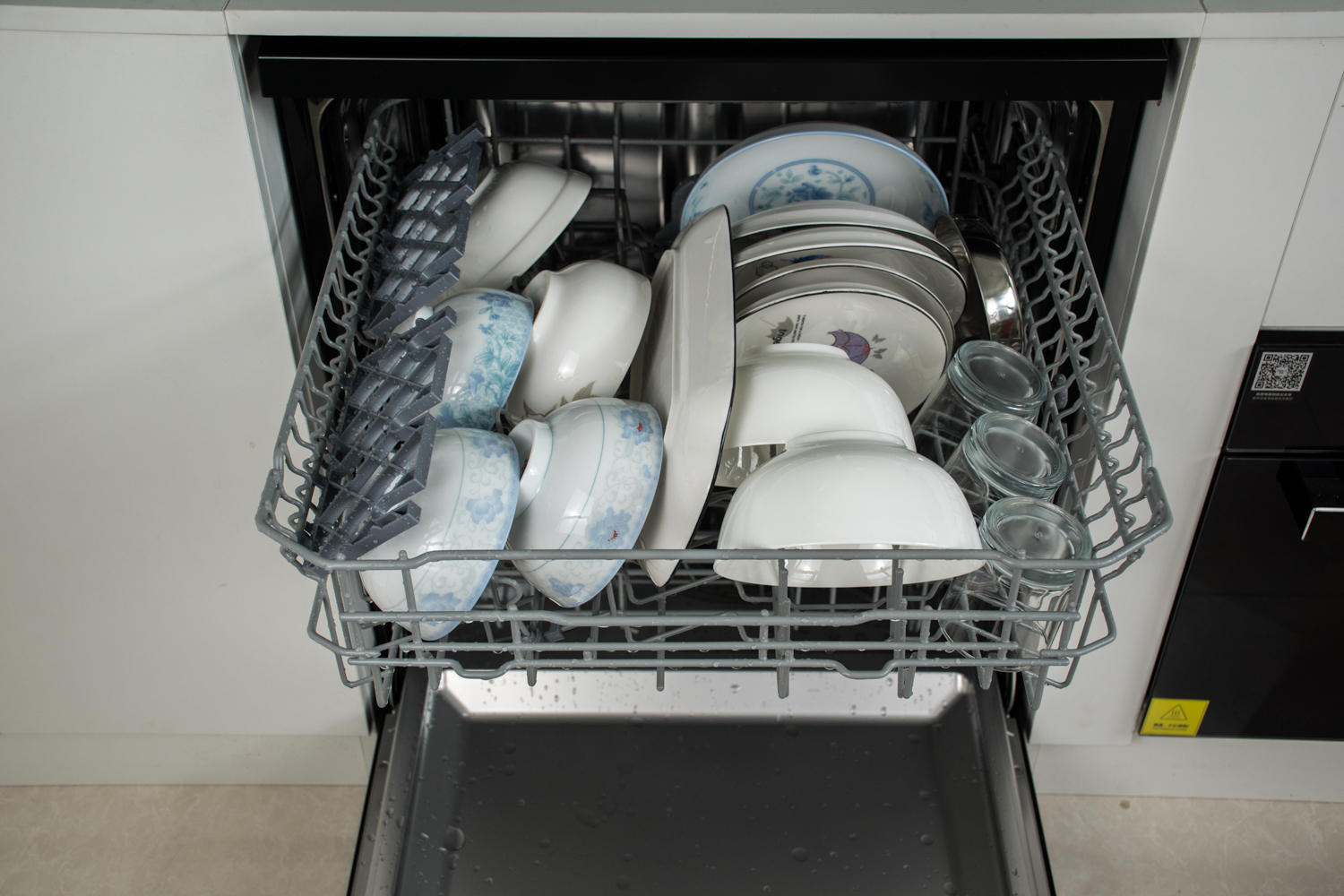 海尔洗碗机速洗与强力洗,海尔洗碗机hwy14-186bku1测评