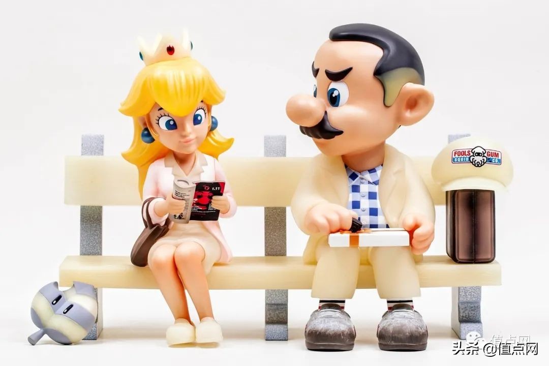 马里奥q版的公仔,figure公仔
