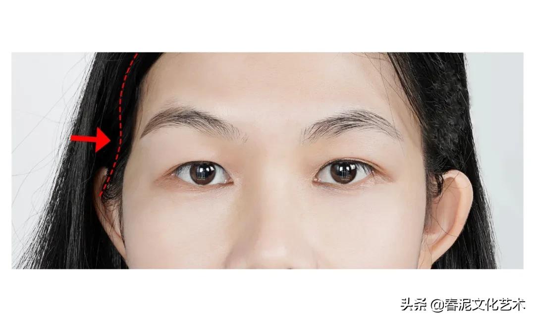 太阳穴凹陷绣什么样的眉型,方脸太阳穴凹陷适合的眉形