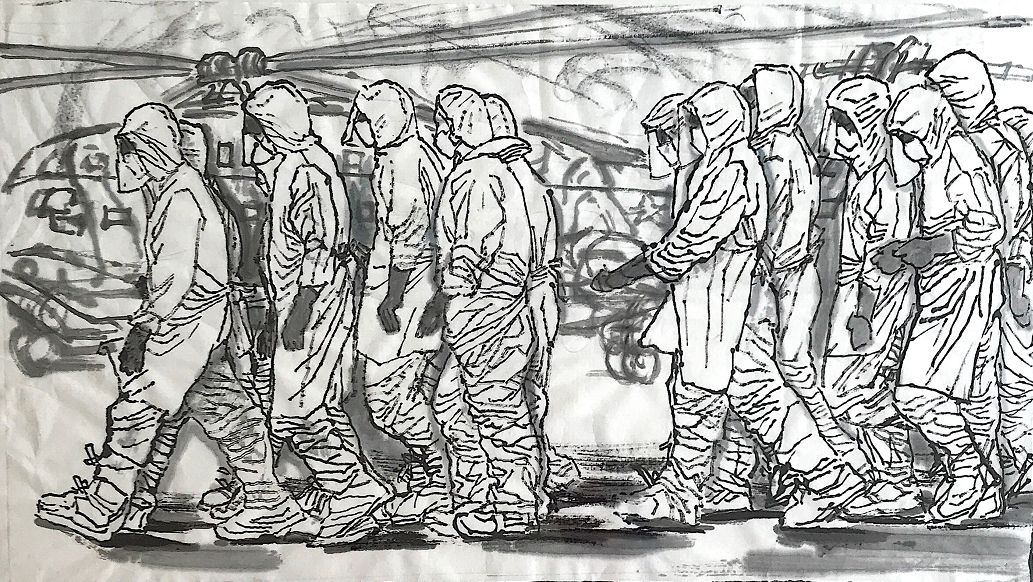 战地系列绘画,战地画面绘画