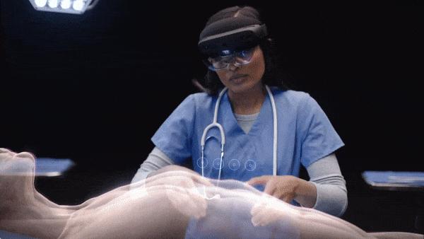 微软全息眼镜hololens演示视频,智能ar微软hololens眼镜
