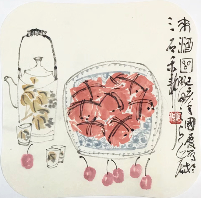 柯和根山水画,南北花鸟画精品欣赏