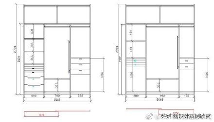 1-3m宽衣柜设计尺寸+科学布局