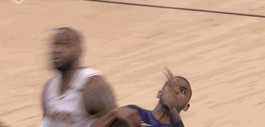 詹姆斯假摔奇才,詹姆斯假摔安德森