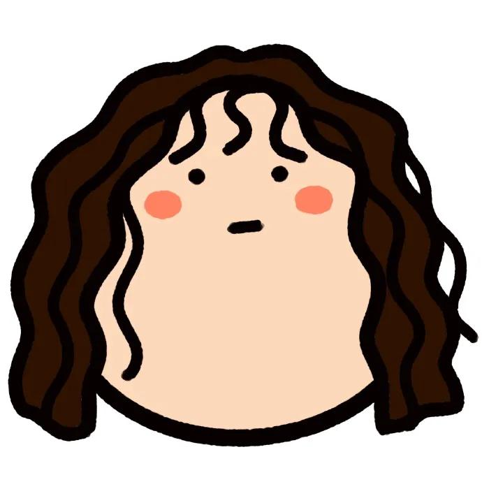 六种脸型头像插画,好看头像线描简单