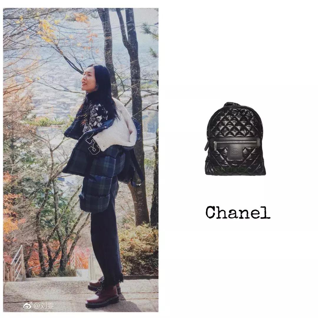 大表姐刘雯和香奈儿,大表姐刘雯的包