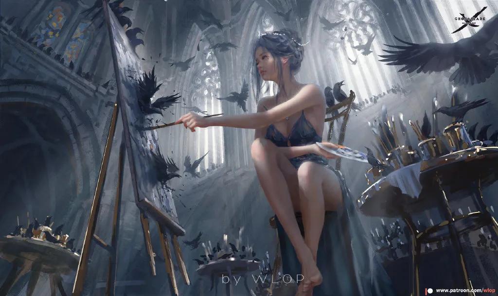 原画师wlop,wlop画师最新作品