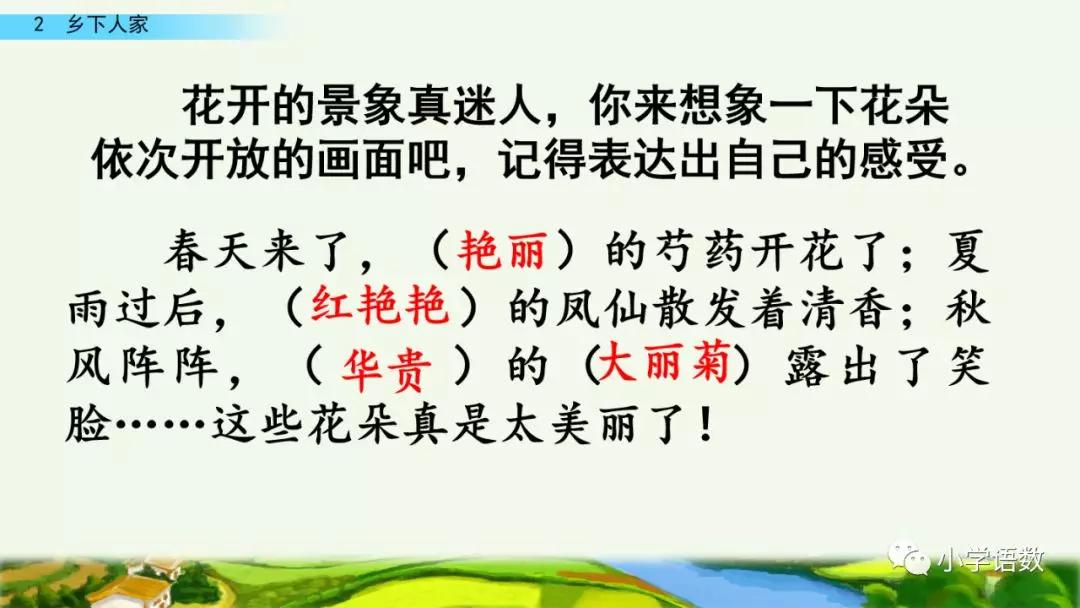 四年级下册乡下人家小练笔350字,四年级语文下册繁星精讲教学视频