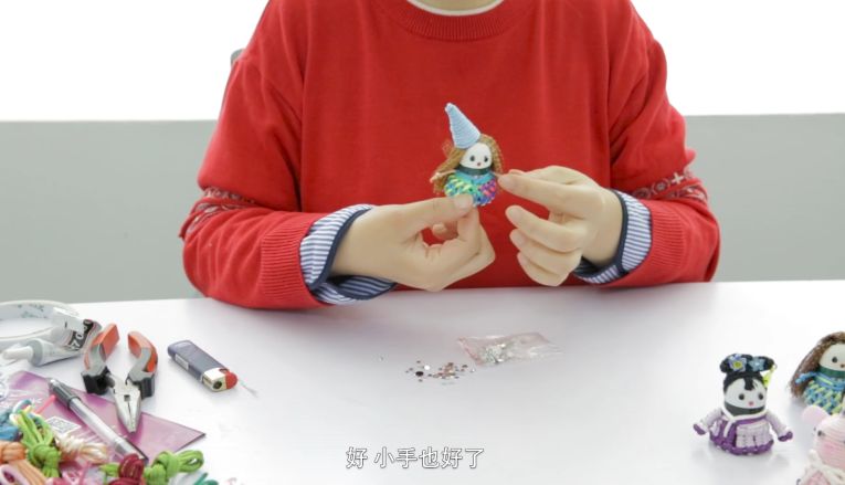 编个羽球挂坠祝福自己吧
