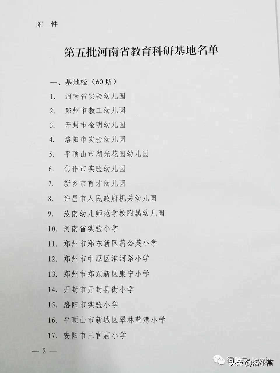 洛一高教研水平,洛一高研学