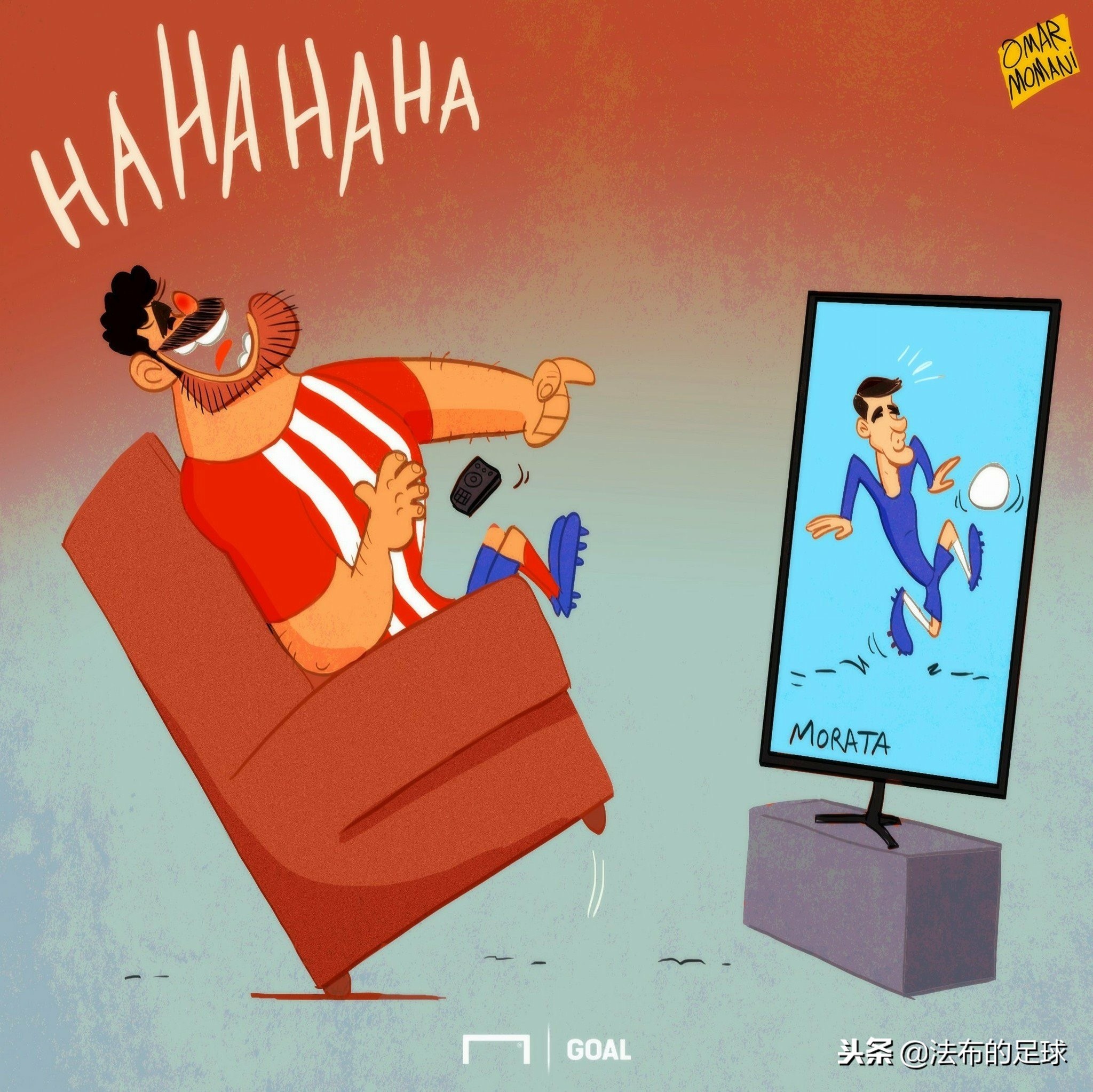 国外也有段子手：球场上的超级赛亚人！