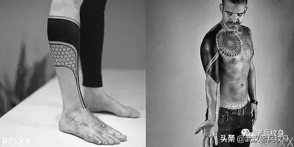 黑臂风格纹身,让人惊叹的纹身