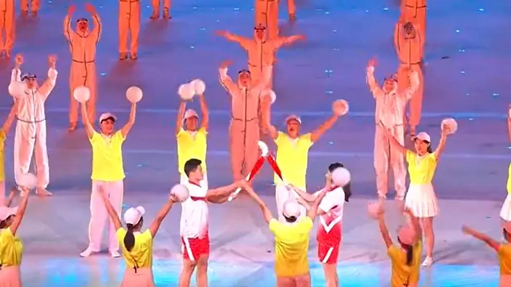 全运会2021开幕式演唱,全运会开幕震撼时刻