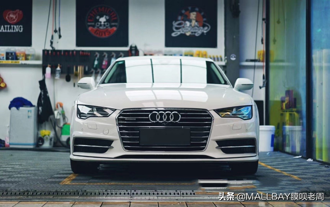 奥迪a7 亮黑tpu车衣 (奥迪a7贴车衣会防太阳晒吗)