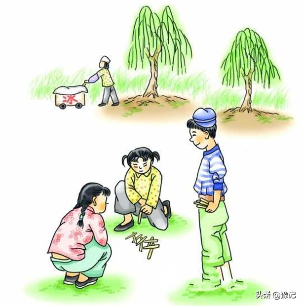 儿时玩的挑棍子游戏,小时候玩的挑棍游戏规则叫什么