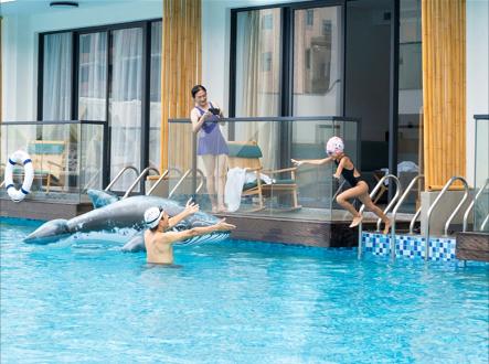 惠州民宿屋顶游泳池,惠州海边带游泳池的民宿