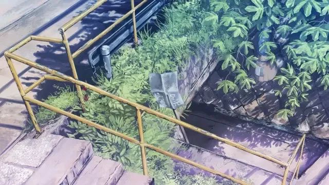 天气之子中唯美画面的水彩画 (天气之子中唯美画面水彩画)