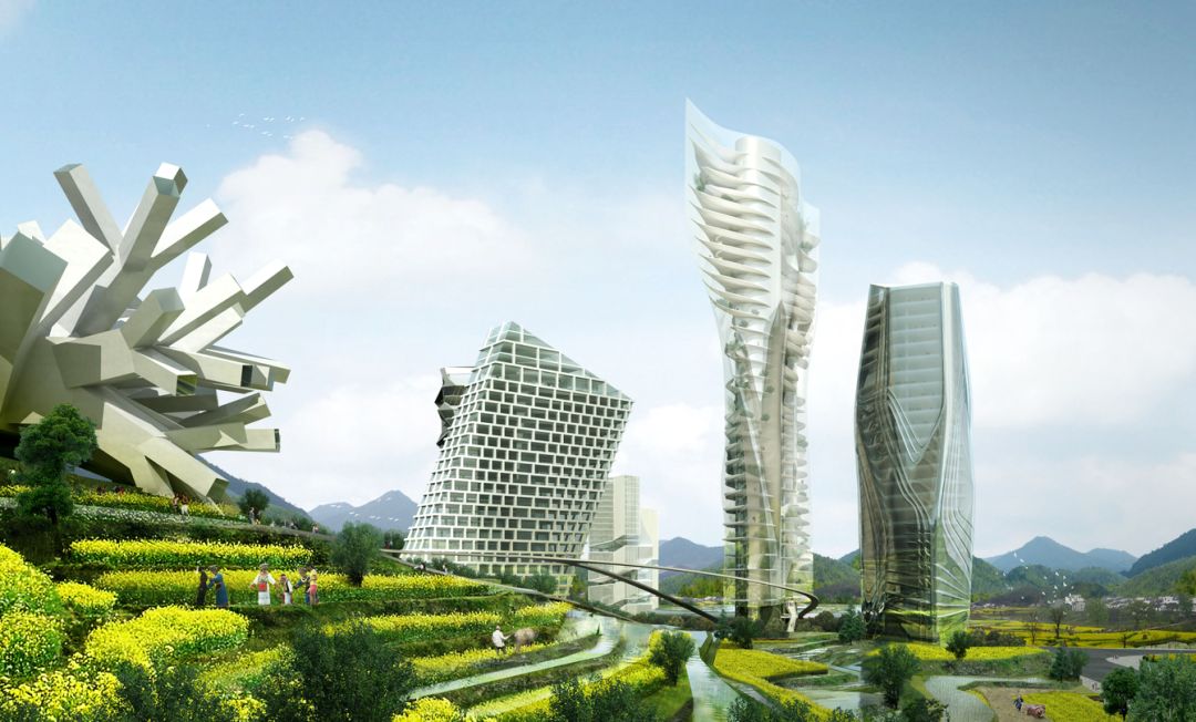 异形建筑效果图,异形建筑平面
