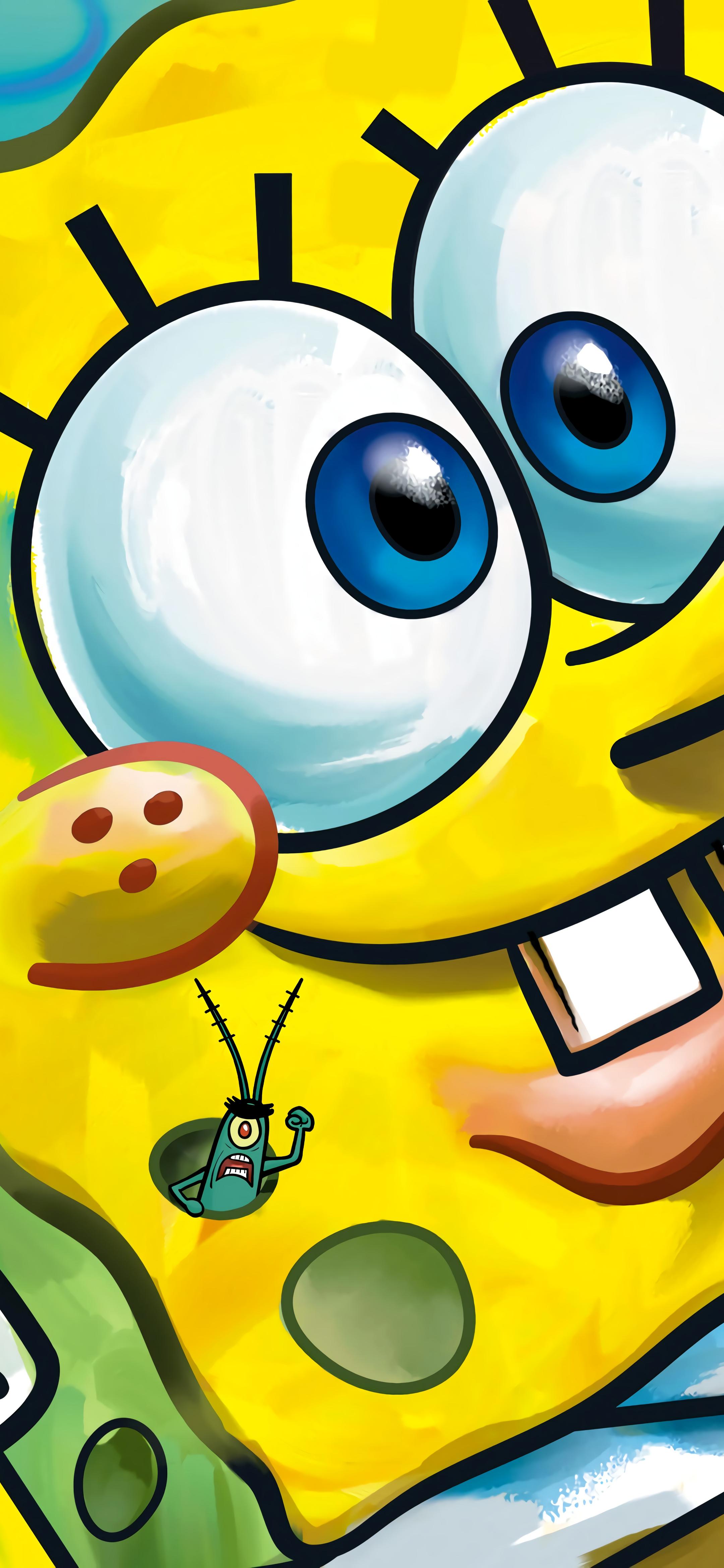 海绵宝宝ipad壁纸,海绵宝宝蜡笔小新壁纸