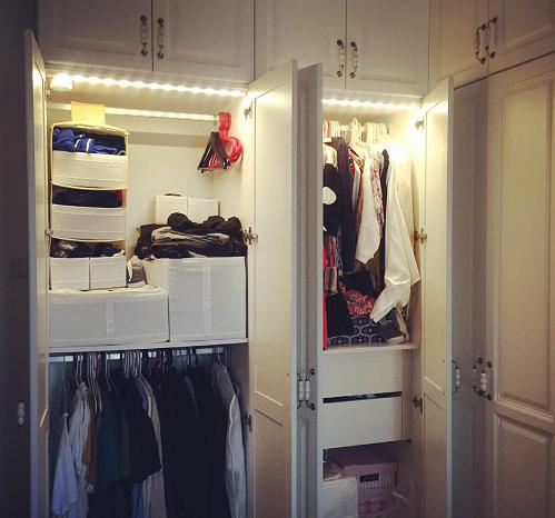 门后空间利用衣柜,较深的衣柜怎么设计