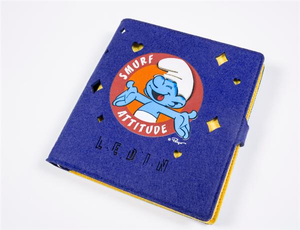 乐町蓝色系,蓝精灵t恤乐町