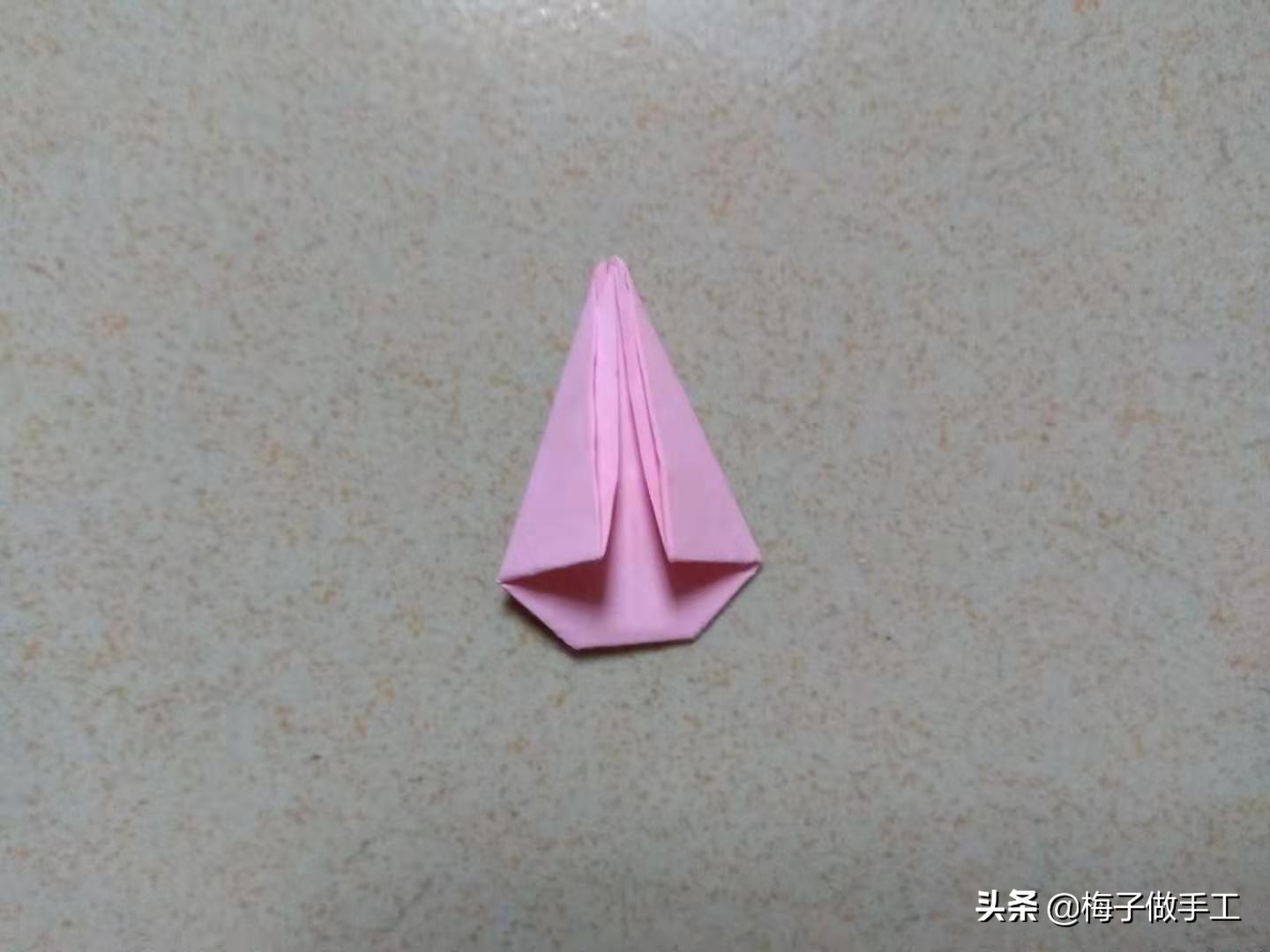 儿童手工折纸教程平底鞋,儿童手工折纸折鞋子