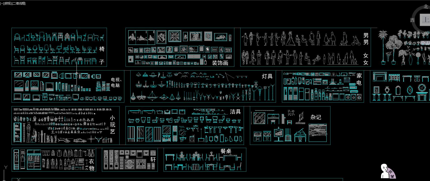 cad中式立面图库免费下载,免费cad衣柜立面图库