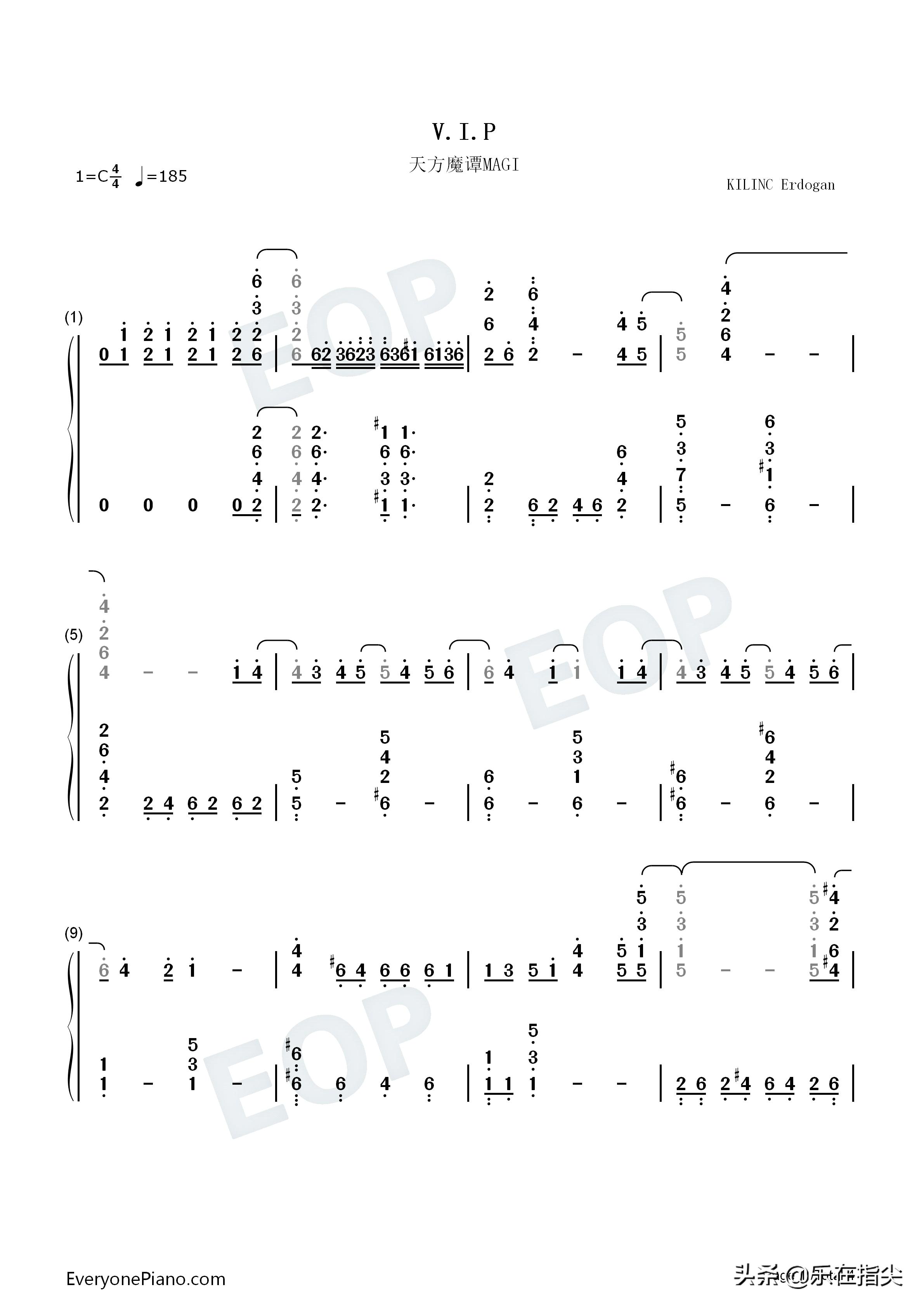 魔笛变奏曲钢琴谱图文,magi钢琴谱