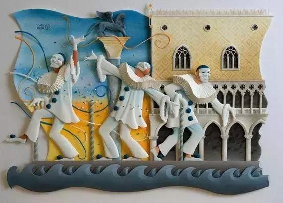 用纸剪出漂亮的图案,用纸剪的足球