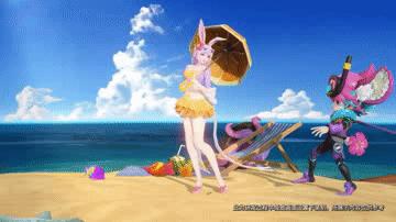 李元芳冲浪之夏星元特效,李元芳逐浪之夏九夏金橙特效