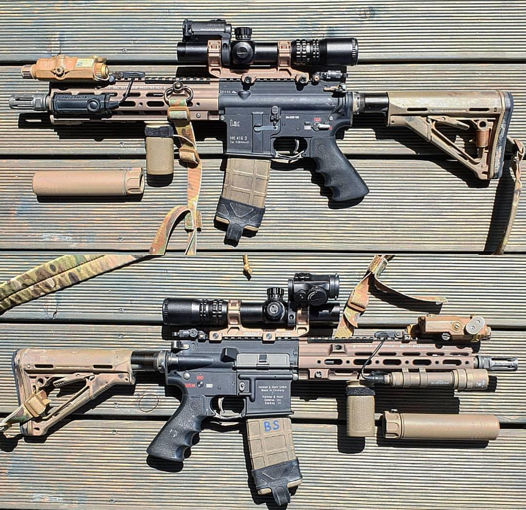 美军hk416和mk18,美军为什么喜欢用hk416
