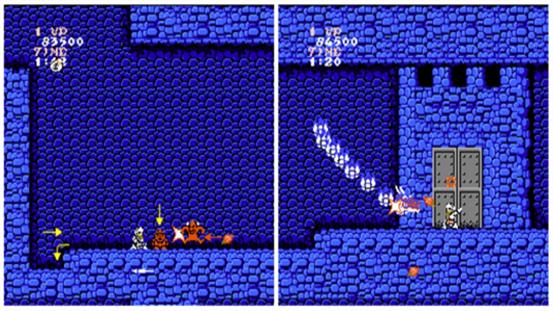 经典fc游戏通关魔界村,fc版魔界村