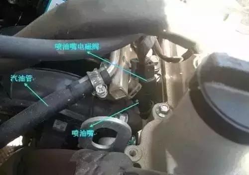 汽车发动机舱图标功能图解,发动机舱不常用部件图解