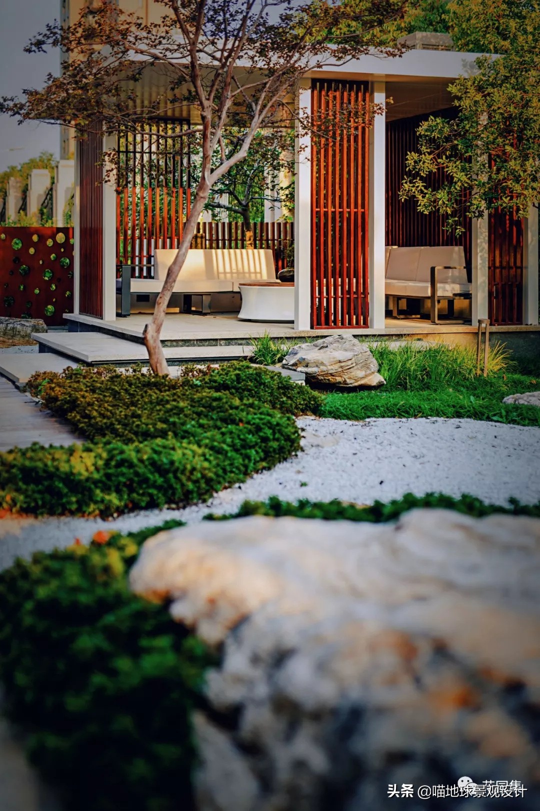 100款庭院廊架图片,中式庭院亭子设计效果图