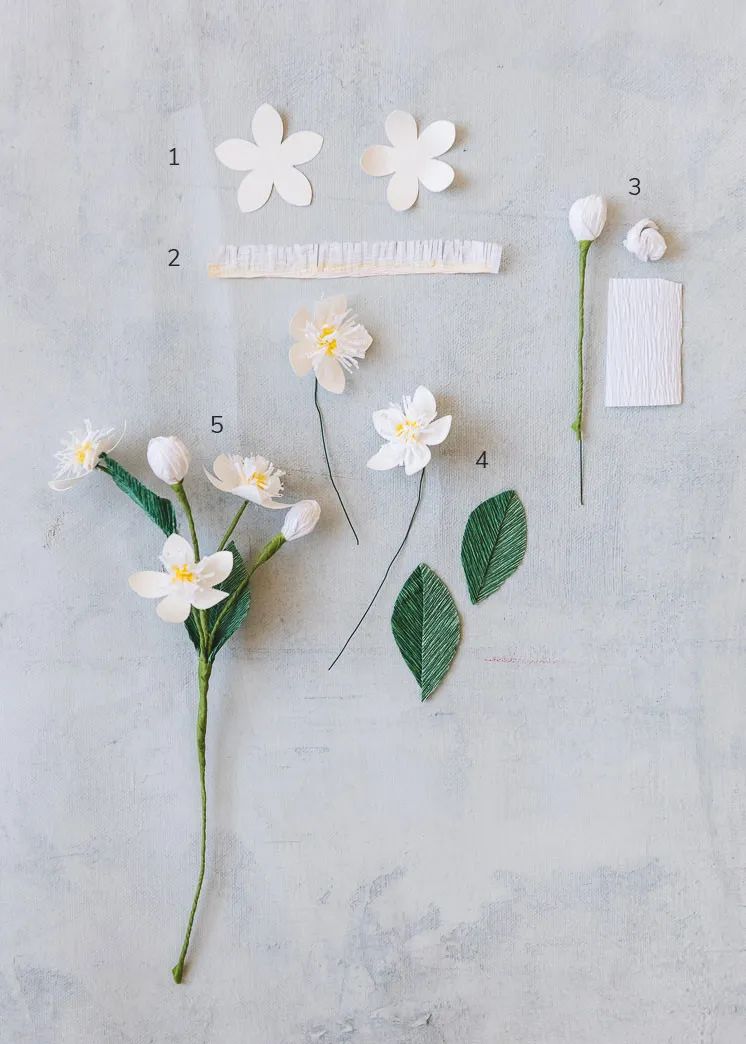 皱纹纸diy手工花朵,手工制作皱纹纸立体花