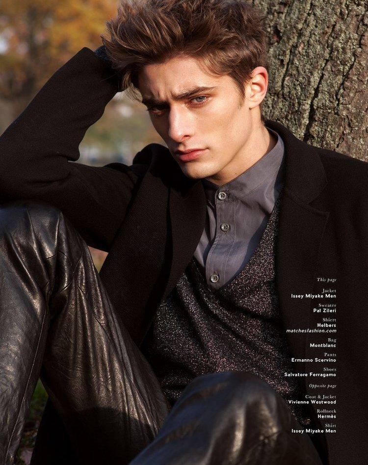 法国帅气男模,法国英俊男模成最帅伏地魔