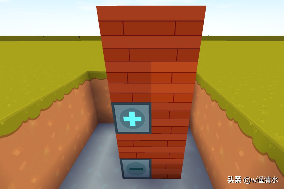 迷你世界自动门上下伸缩,迷你世界如何做上下伸缩门