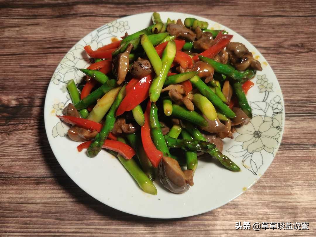 清炒白灼芦笋的做法,芦笋炒韭菜的做法大全